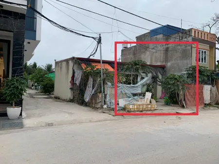 Bán đất lô góc 275 Cát Vũ, Tràng Cát DT 203m2 mặt tiền 10.5m một mặt giáp ngõ 3.5m