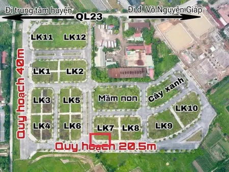 Bán lô đất 3 mặt tiền Tái định cư Bộ Công An. Tiên Dương - Đông Anh - Hà Nội