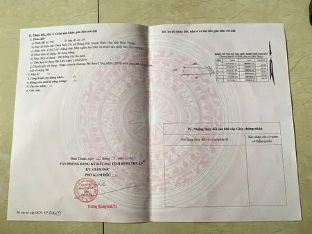BÁN ĐẤT THỔ CƯ QUỐC LỘ 55, HÙNG VĨNH THẮNG HẢI, HÀM TÂN, BÌNH THUẬN - 1236M2 - 1.2 TỶ - SỔ ĐỎ