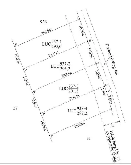 - Ấp 4 xã Lạc Tấn Tân Trụ Bán 8 lô liền  - DT : 5×29m ONT 📌 Giá : 499tr thương lượng