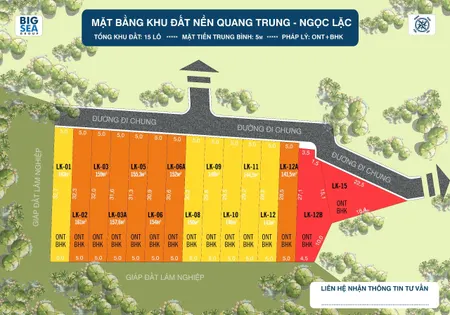 Chưa tới 300 triệu 1 lô đất từ 140m2 -160m2, Cơ hội đầu tư đất nền Ngọc Lặc – Thanh Hóa