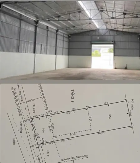 Cần bán kho xưởng 1237m2 Thạnh Lộc Quận 12