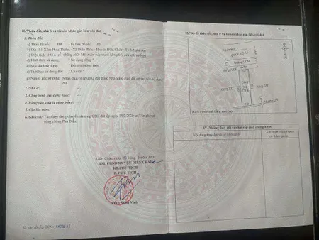 CẦN BÁN NHANH LÔ ĐẤT  MẶT TIỀN TẠI quốc lộ 7 A Diễn Phúc, Diễn Châu, nghệ an