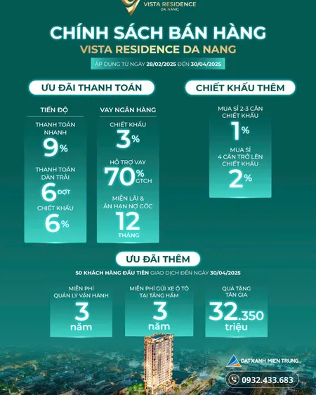 🔥 Căn Hộ 3PN – 3WC Rộng 112m² Tại The Vista Đà Nẵng – View Đẹp– Giá Tốt Nhất Thị Trường!