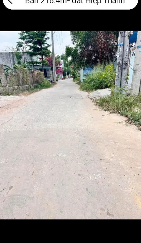 Bán đất 216.4m² 5.5 tỷ tại Phường Hiệp Thành Thành phố Thủ Dầu Một