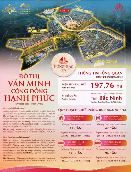 Chính thức mở bán Hồng Hạc City Phú Mỹ Hưng - Vị trí vàng tại Thuận Thành, Bắc Ninh - Sổ hồng lâu dài!