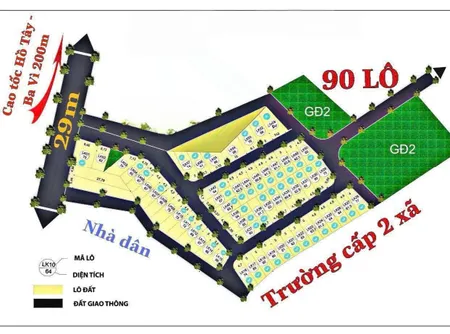 CHÍNH CHỦ GỬI BÁN LÔ ĐẤT TUYẾN 2 ĐỒNG TRẠNG SÁT TRỤC CHÍNH ( LK 03 ) Diện tích 96m2 Full đất ở