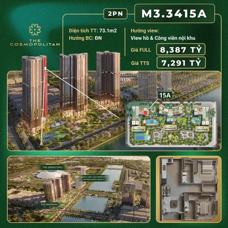 *** THE COSMOPOLISTAN MIK CỔ LOA – SIÊU PHẨM BẤT ĐỘNG SẢN KHU ĐÔNG HÀ NỘI ***