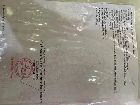 Cần bán lô đất ấp 5 nhut chánh