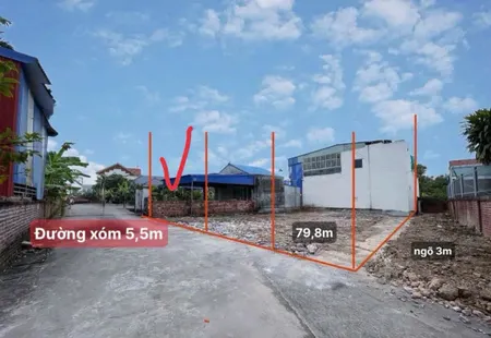 Bán đất 81m2m² 1.82 tỷ tại Xã Thiên Hương Huyện Thuỷ Nguyên. mặt đường thôn 5m. liên hệ 0362558882