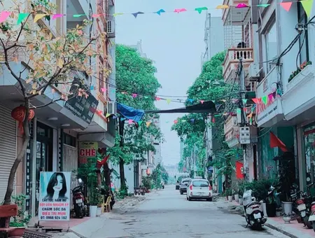 Bán đất Tân Lập diện tích 57m2, mặt tiền 4,5m ,phân lô vỉa hè ,ô tô tránh kinh doanh