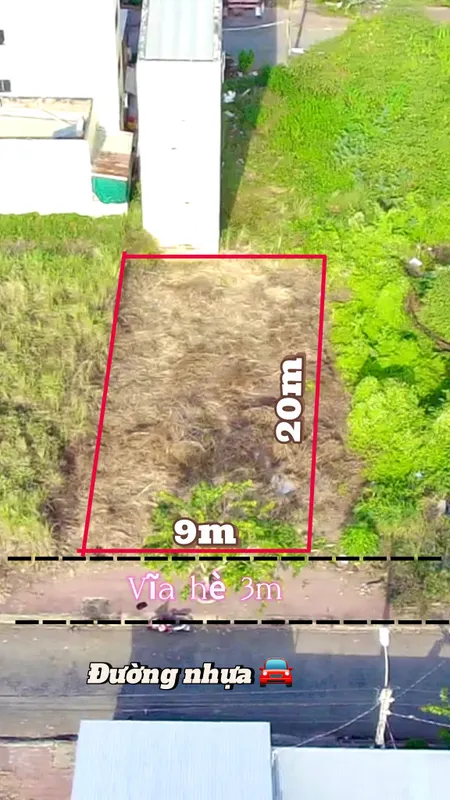 Bán đất 100m² ngang 5m giá 850 triệu tại Xã Lộc Hòa Huyện Long Hồ