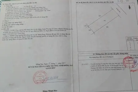 SỞ HỮU ĐẤT ĐẸP - GIÁ Yêu Thương - Vị Trí Tại : Xã Phước Thái - Huyện Long Thành - Tỉnh Đồng Nai