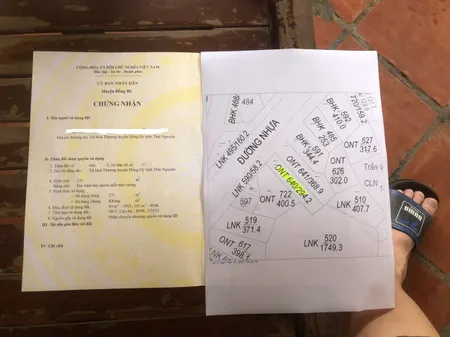 Bán đất cạnh UBND huyện Đồng Hỷ (mới), tỉnh Thái Nguyên