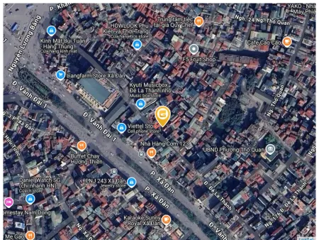 Bán nhà 74.4m² 15.5 tỷ tại Mặt phố Đê La Thành nhỏ Phường Thổ Quan Quận Đống Đa (LH: Zalo 0862299066)