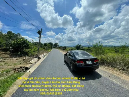 Đất đẹp- giá tốt chính chủ cần bán nhanh lô đất vị trí tại huyện Lâm Hà, tỉnh Lâm Đồng