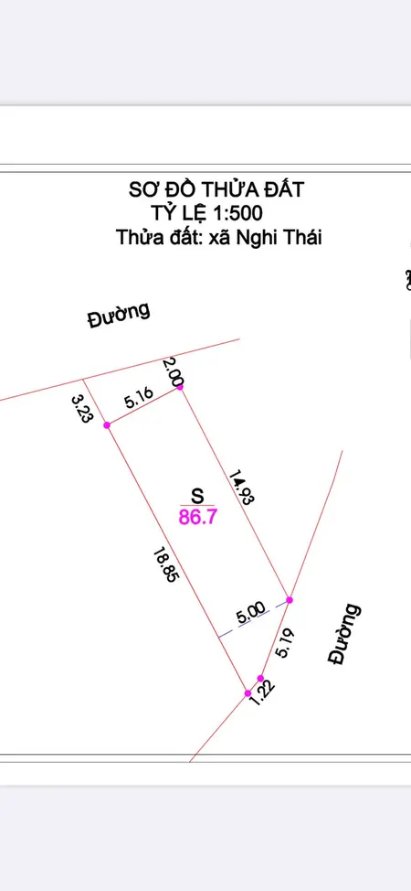 Bán đất 86,7m² 1.2 tỷ tại Xã Nghi Thái Huyện Nghi Lộc