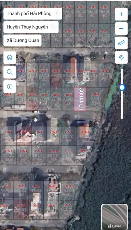 Bán đất 195m² 10 tỷ tại Xã Dương Quan Huyện Thuỷ Nguyên