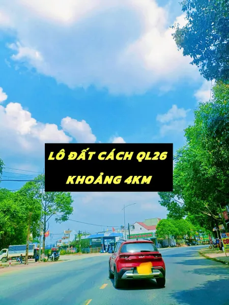 Bán đất Thị trấn Eaknop, đất full hồng giá chỉ 168tr/lô