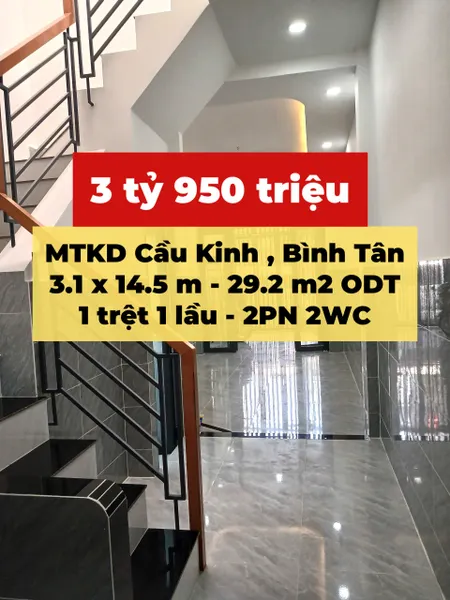 Mặt tiền Cầu Kinh gần chợ giá chỉ 3.95 tỷ !