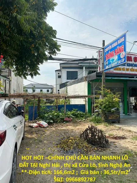 HOT HOT –CHÍNH CHỦ CẦN BÁN NHANH LÔ ĐẤT TẠI Nghi Hải , thị xã Cửa Lò, tỉnh Nghệ An
