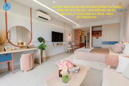 HOT HOT BÁN CĂN HỘ CAO CẤP NGHỈ DƯỠNG THE MARIS VŨNG TÀU Vị Trí Đắc Địa – VIEW BIỂN ĐẸP, GIÁ TỐT