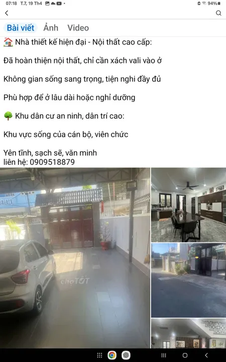 Bán căn biệt thự mini mặt tiền đường Trần Nguyên Đán phường Thống Nhất thành phố Vũng Tàu