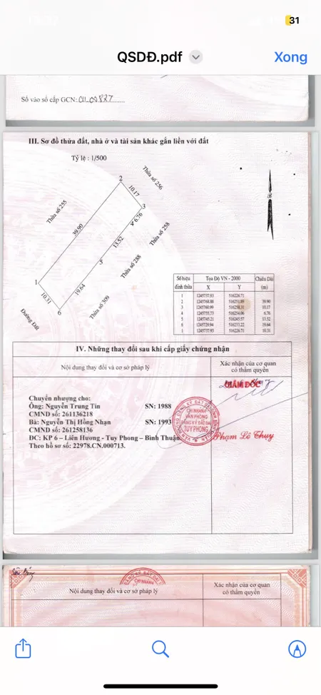 Bán đất thổ cư