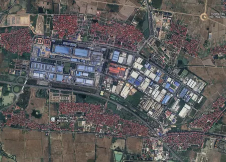 Đối diện Samsung Yên Phong, Bắc Ninh. 100m2 5x20. Đường 16m dùng 2 vỉa hè.