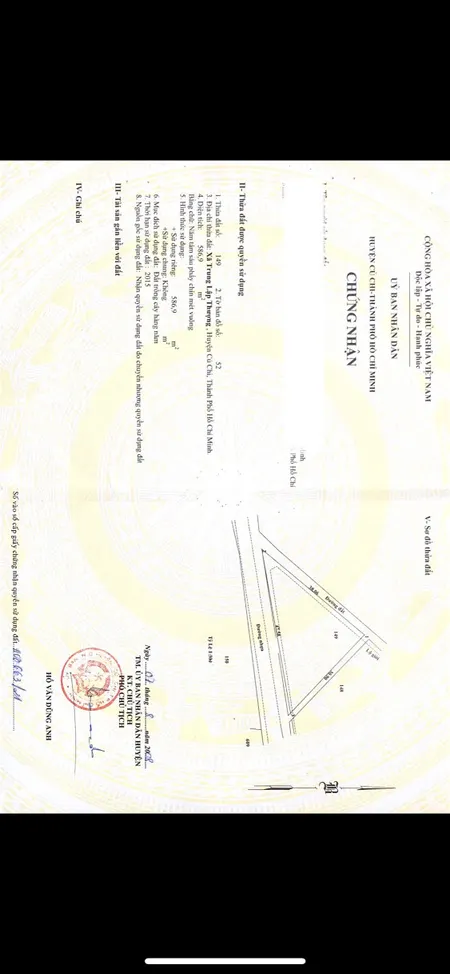 Bán đất ở khsx Trung Lập Thượng củ chi