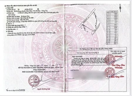 Bán đất Xà Bang, Châu Đức, Bà Rịa Vũng Tàu, đường nhựa 7m, ngay dân cư giá rẻ