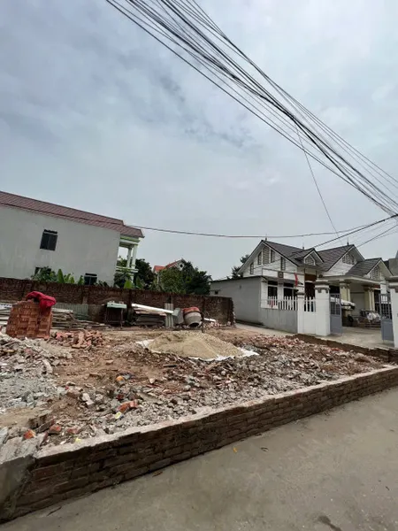 Bán đất Phúc Thọ,diện tích 80m2,mặt tiền 7.2m,lô góc 2 thoáng