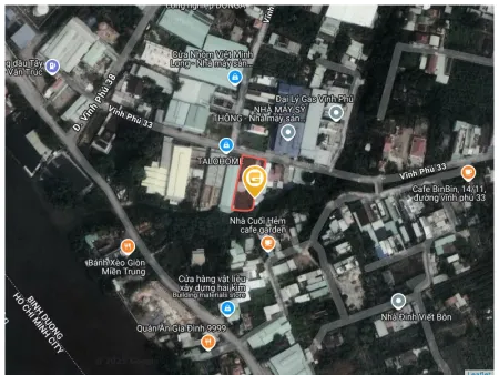 Bán đất 1053.7m² 32 tỷ tại Phường Vĩnh Phú Thị xã Thuận An