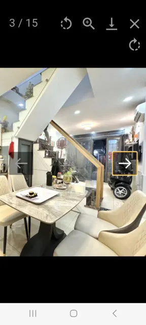 Nhà hẻm xe hơi , 44m2 , 2 lầu , Bình Thanh, giá 7.4 tỷ .