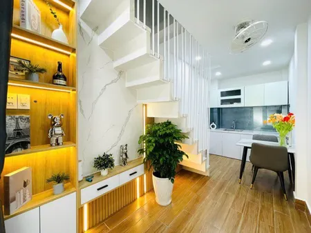 GIÁP BÌNH THẠNH - NGUYỄN VĂN NGHI P7 GV  - 4 TẦNG 3PN - DTSD 50m2 - HẺM 1 TRỤC - 20m RA MẶT TIỀN - CHỈ 2Tỷ NHỈNH.