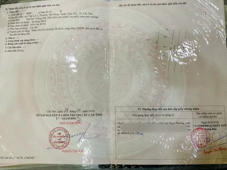 ĐẤT CHÍNH CHỦ - GIÁ TỐT - Cần Bán Nhanh Lô Đất Tại Phường Tân Hưng, Thốt Nốt, Cần Thơ