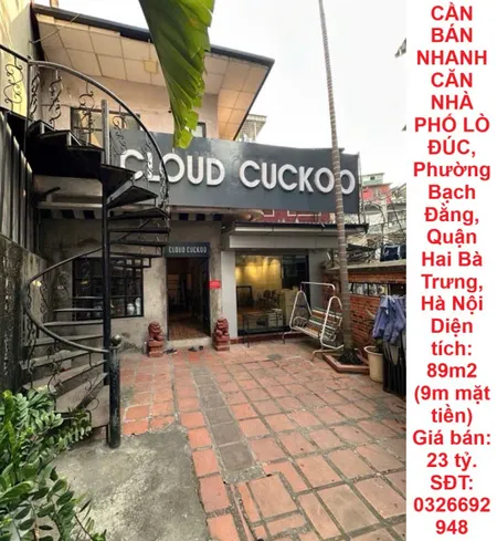 CẦN BÁN NHANH CĂN NHÀ PHỐ LÒ ĐÚC, Phường Bạch Đằng, Quận Hai Bà Trưng, Hà Nội