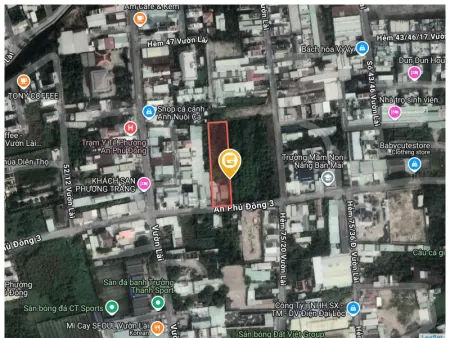 Bán đất 1388.4m² 40 tỷ tại Phường An Phú Đông Quận 12