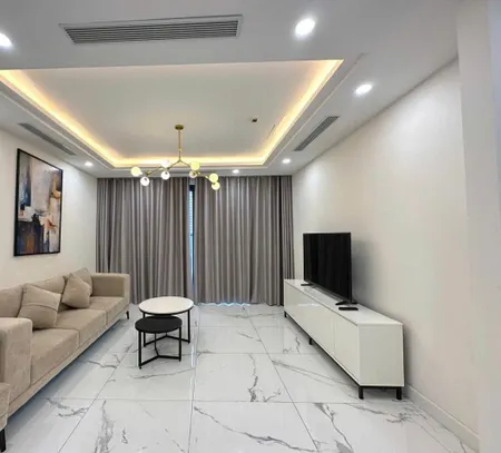 Căn hộ Sunshine Center Mỹ Đình, thiết kế 2 phòng ngủ. Được trang bị đầy đủ nội thất mới.