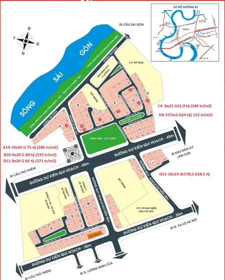 Bán đất 157m² 35tỷ tại Phường Bình An Thành phố Thủ Đức