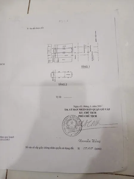 bán nhà mt 879 nguyễn kiệm p 3 gv 3 lầu giá 4tỉ 65