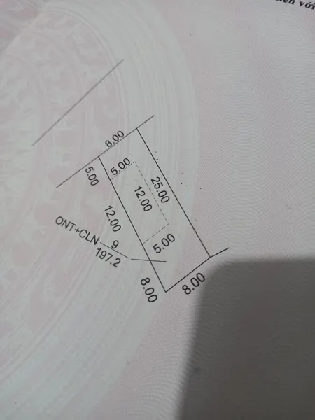 Đất etoh đối diện trường học