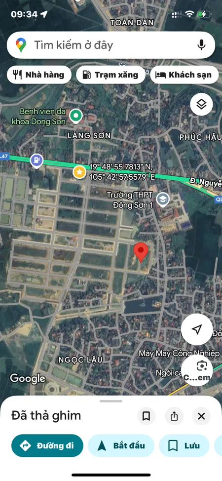 Bán đất mbqh3220 Phường Đông Thịnh, TP. Thanh Hoá