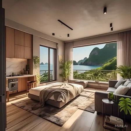 ĐỘC QUYỀN STUDIO VIEW BIỂN XANH ISLAND CÁT BÀ - SUNGROUP - GIÁ TỪ 1,88 TỶ, FULL NỘI THẤT