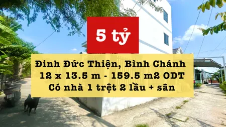 Nhà vườn Đinh Đức Thiện ngang 12m !