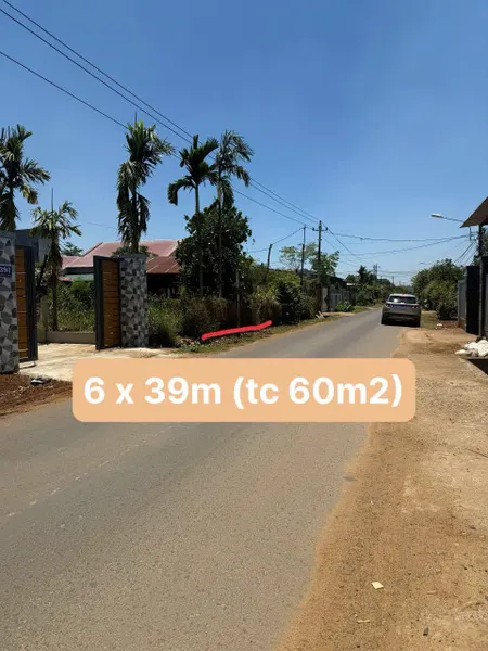 Bán đất 240.6m² ngang 6m giá 2.3 tỷ tại Xã Cư ÊBur Thành phố Buôn Ma Thuột