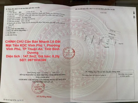 CHÍNH CHỦ Cần Bán Nhanh Lô Đất Mặt Tiền hiện có nhà cấp 4 chắc chắn đang cho thuê 10tr/1 tháng Vị Trí Tại TP Thuận An, Bình Dương