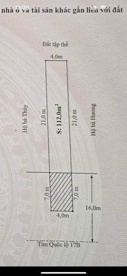 Bán đất 112m² 5.5 tỷ tại Xã An Đồng Huyện An Dương