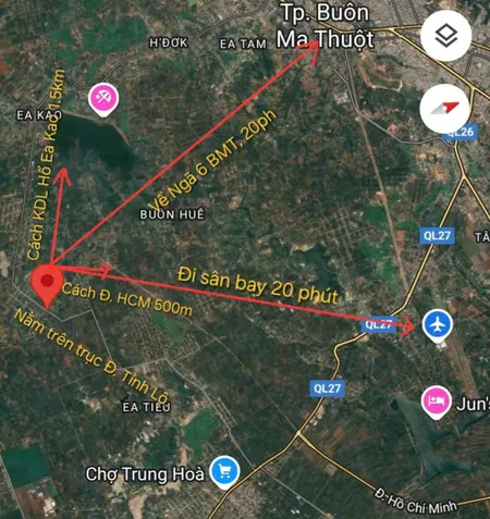 CHÍNH CHỦ CẦN BÁN GẤP LÔ ĐẤT SIÊU ĐẸP TẠI XÃ EA KAO – TP. BUÔN MA THUỘT.