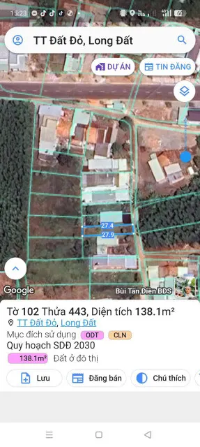Cần bán đất lô đường Tạ Văn Sáu đất đỏ 138m2 có 60m thổ cư